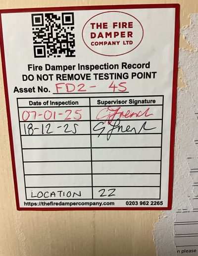 The Fire Damper Company London